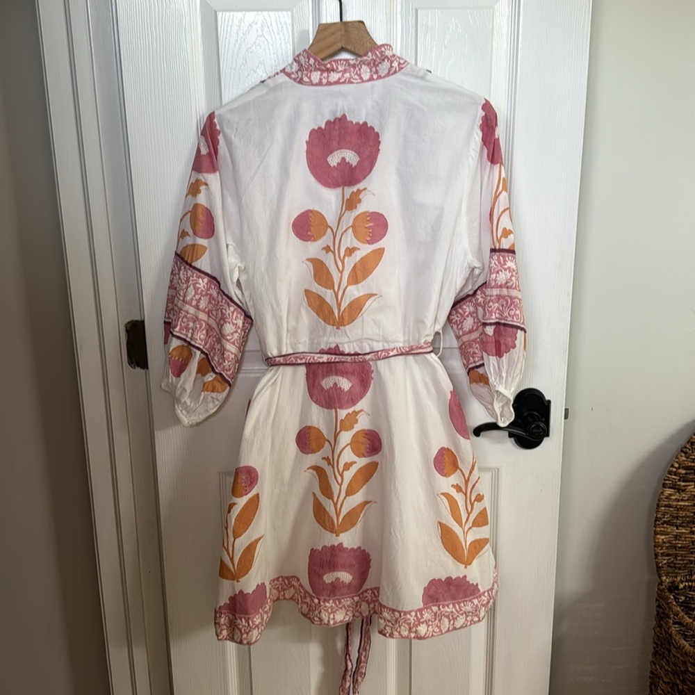 Anthropologie Sue Sartor flounce shorty dress L - Picture 15 of 16